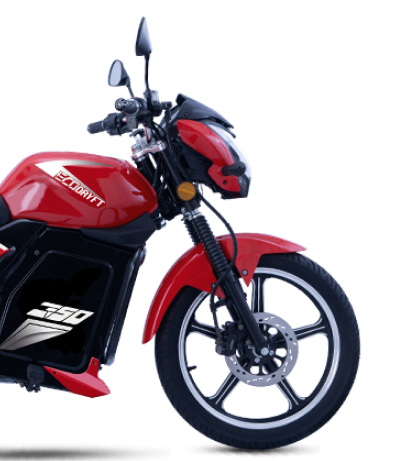 Red ecodryft front half view