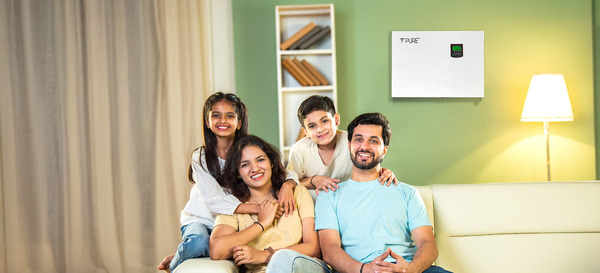 PURE EV building elevation image displaying the company’s infrastructure focused on electric mobility and advanced energy storage solutions.